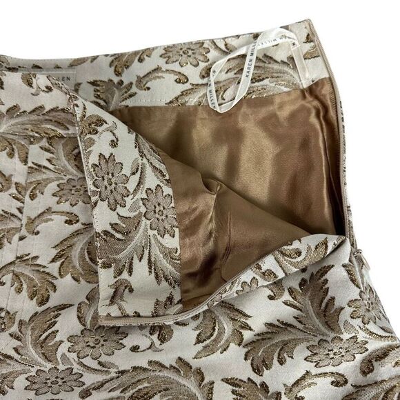 Karen Millen England Jacquard Aline Skirt size 8 - Picture 5 of 10